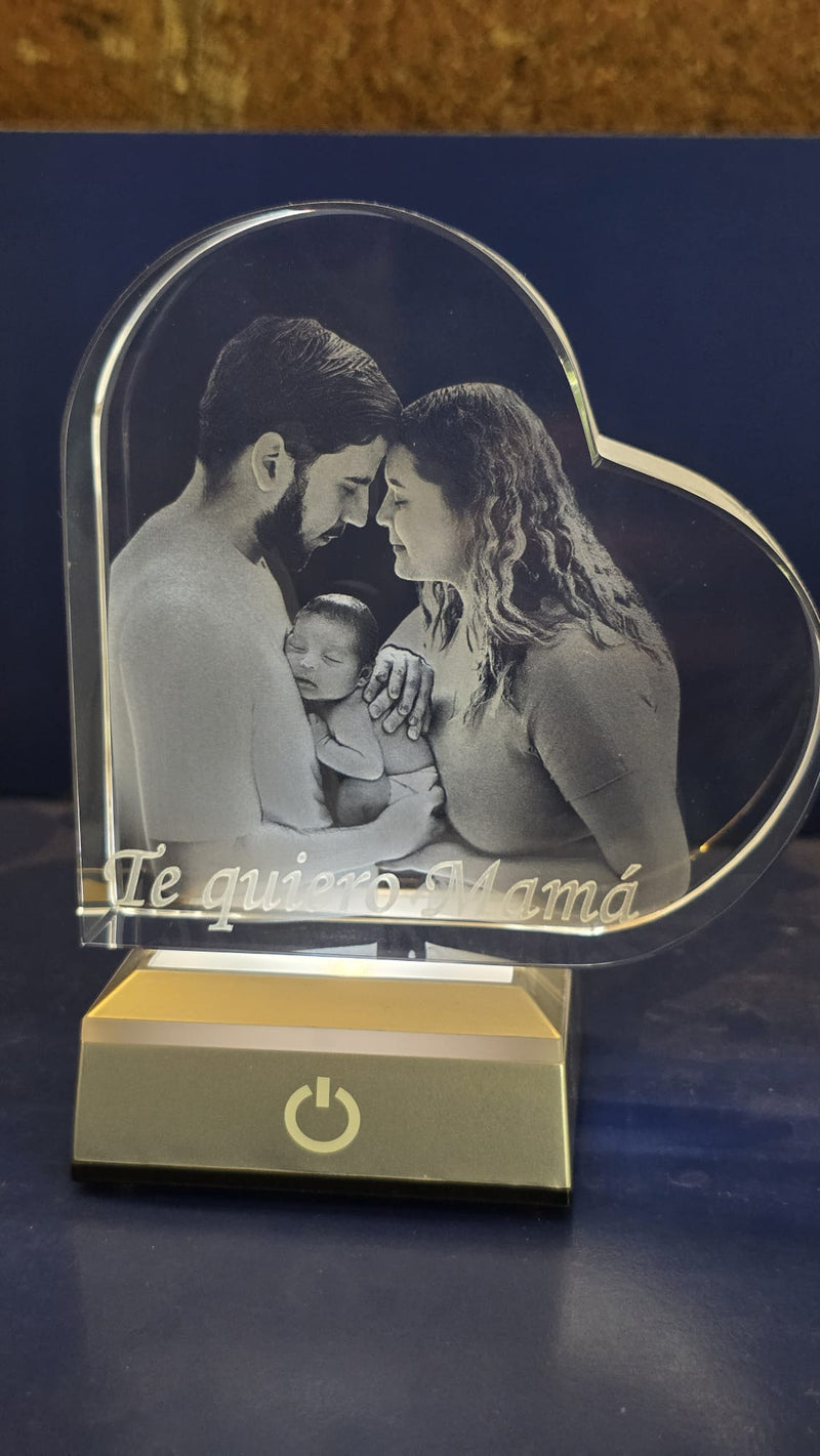 CORAZÓN GRANDE – INCLUYE BASE LUMINOSA