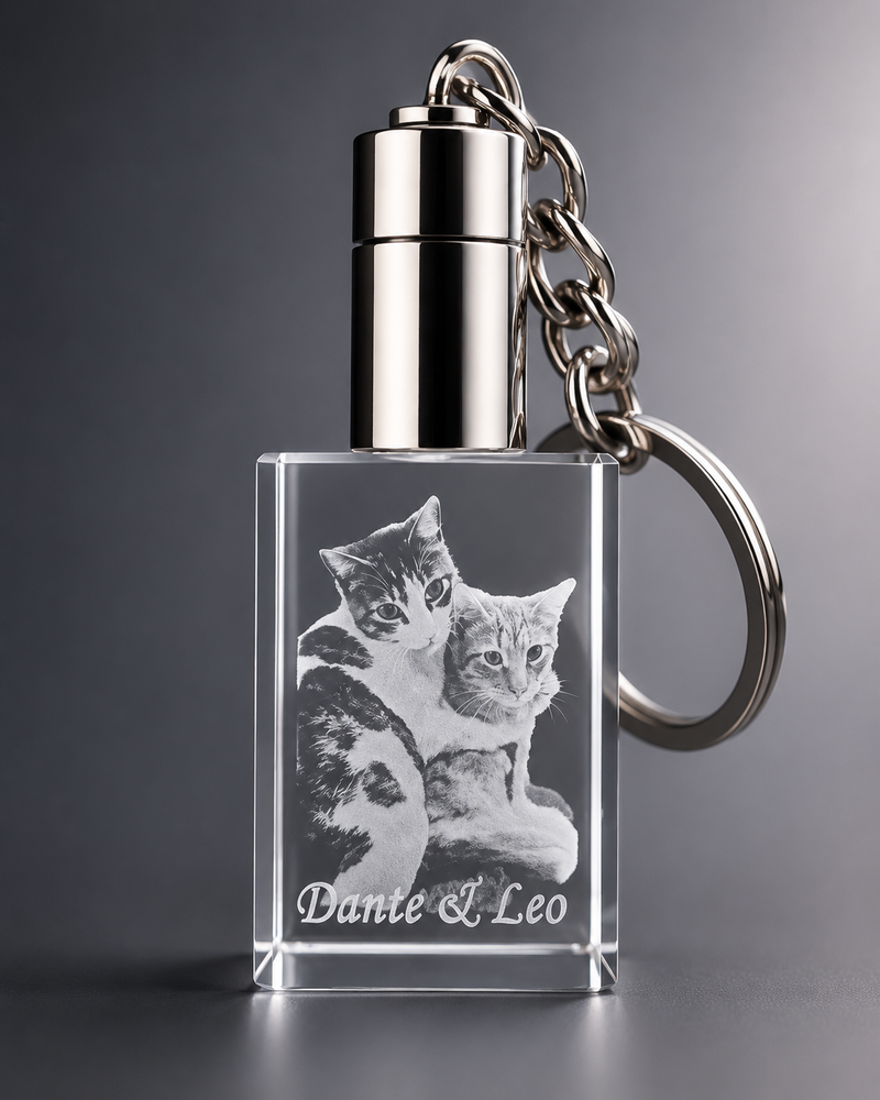 LLAVERO DE CRISTAL – RETROILUMINADO