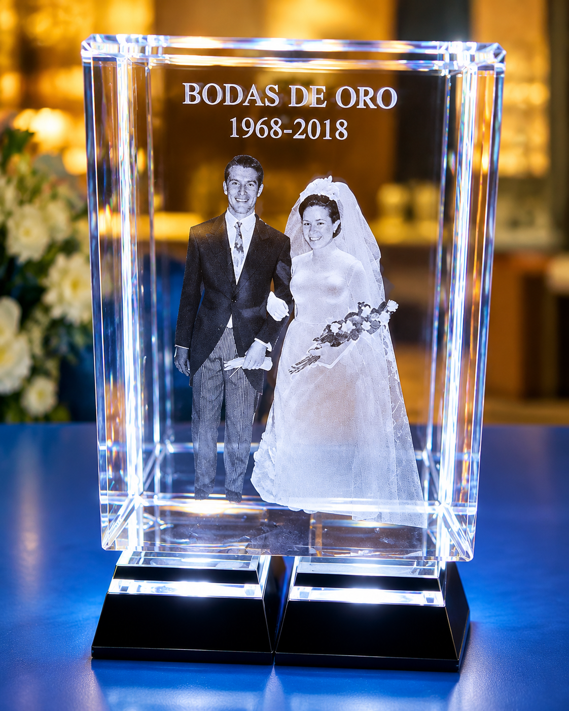 CUBO GIGANTE – INCLUYE BASE LUMINOSA