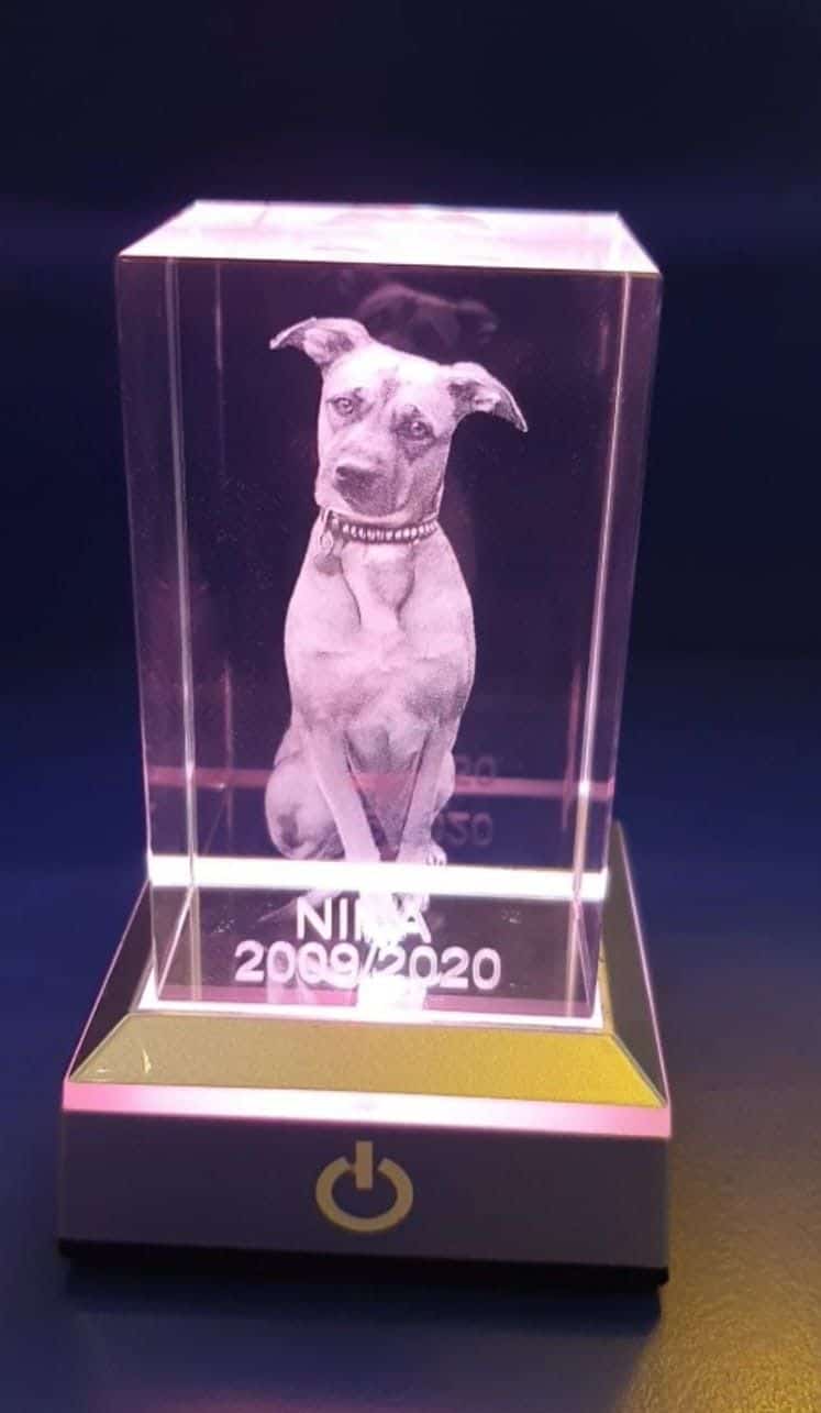 CUBO PEQUEÑO - INCLUYE BASE LUMINOSA