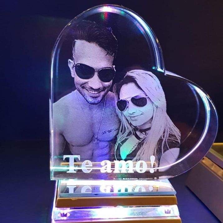 CORAZÓN PEQUEÑO - INCLUYE BASE LUMINOSA