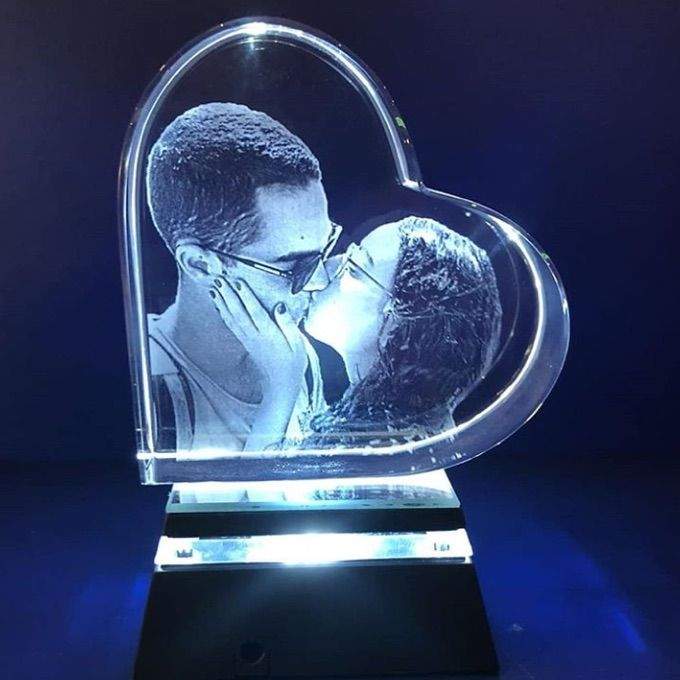 CORAZÓN PEQUEÑO - INCLUYE BASE LUMINOSA