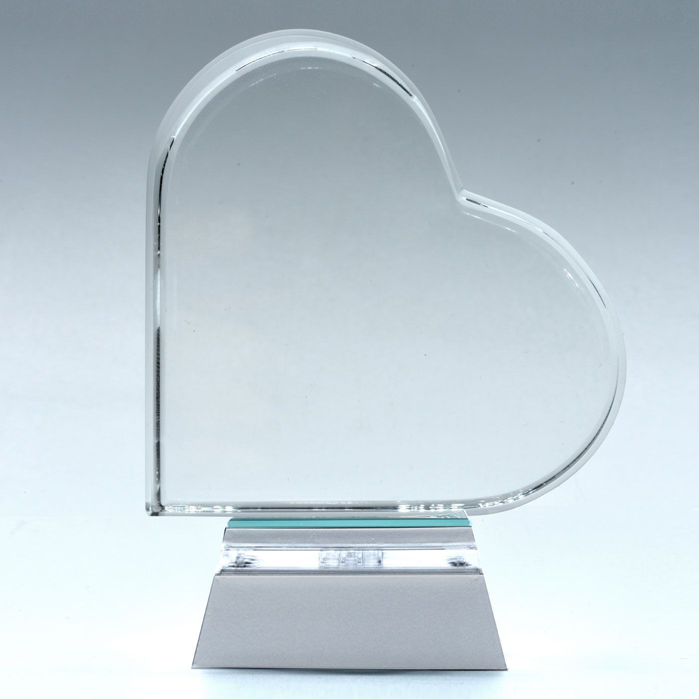 Corazón Grande de Cristal | Regalo Personalizado Único