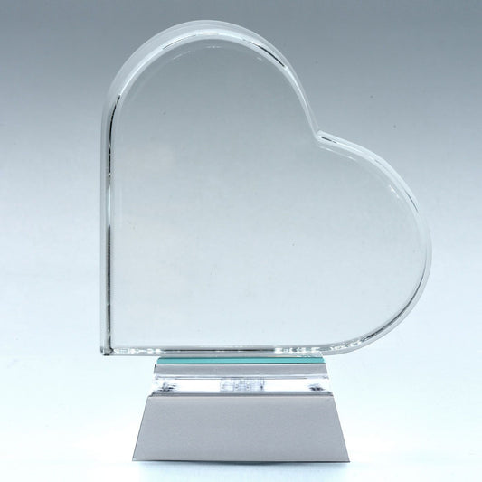 Corazón Grande de Cristal | Regalo Personalizado Único